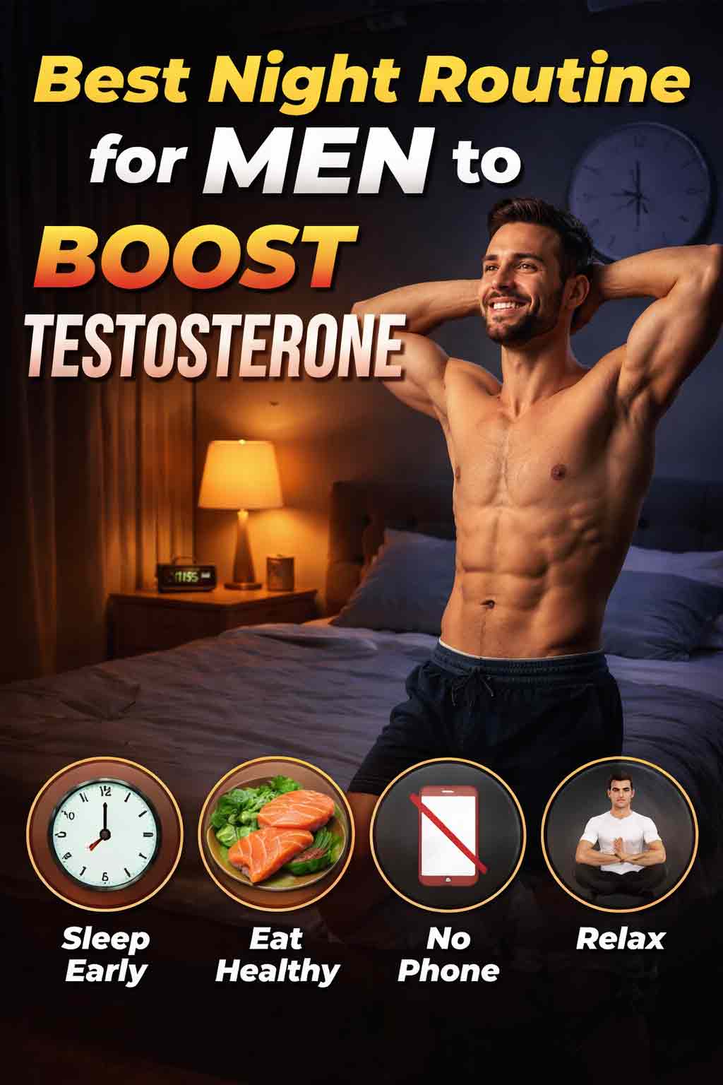 Best Night Routine for Men to Boost Testosterone (2026 Guide for USA Men)